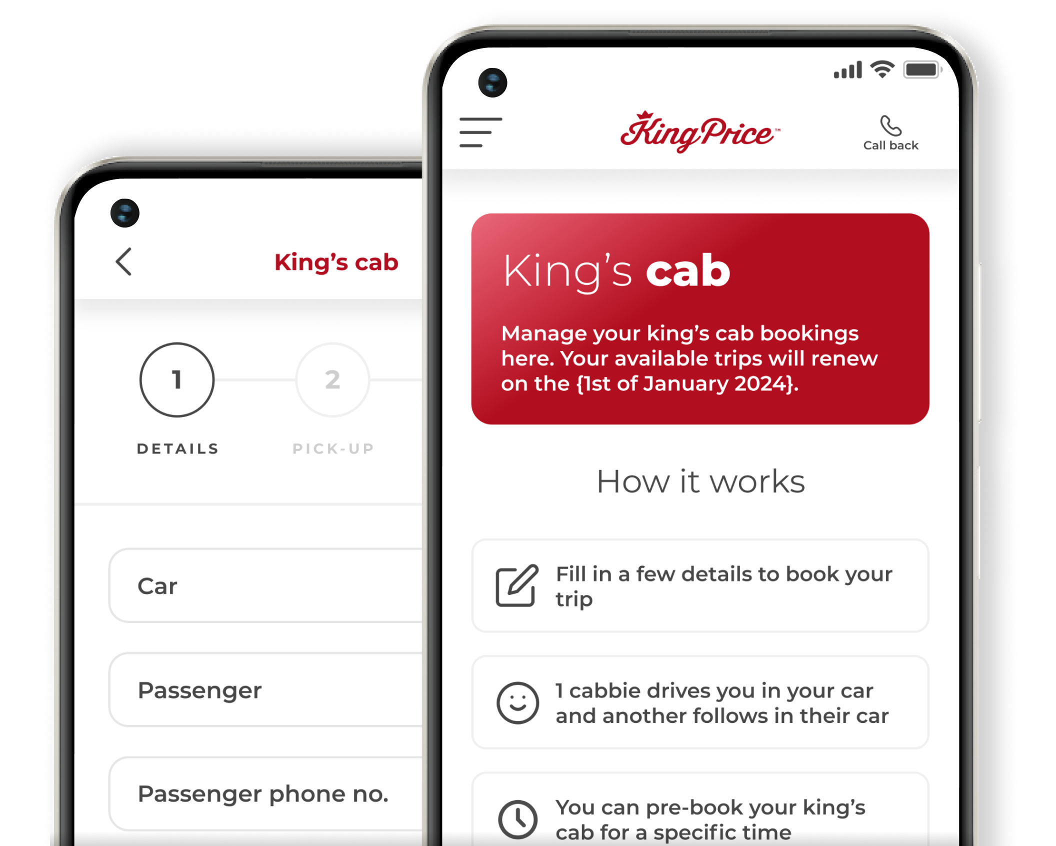 King’s Cab - App SSP Image